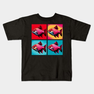 Rosy Tetra - Cool Tropical Fish Kids T-Shirt